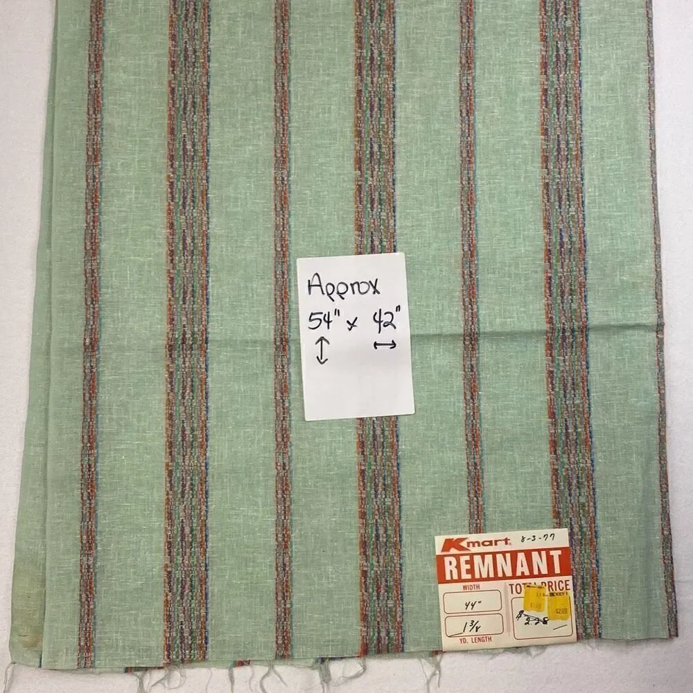 Vintage Fabric Remnant Lot of 6 VARIETY **READ**